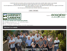 Tablet Screenshot of guernseygardens.com